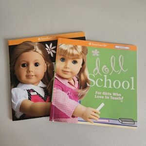 American Girl Books: Doll School 2009 and Doll Dining 2011 Read the Description